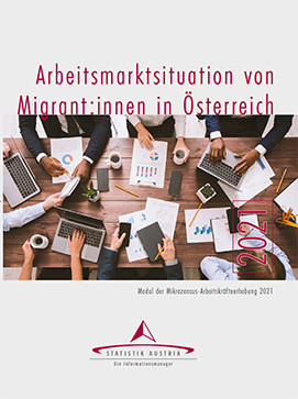 Vorschaubild zu 'Arbeitsmarktsituation von Migrant:innen in Österreich 2021'